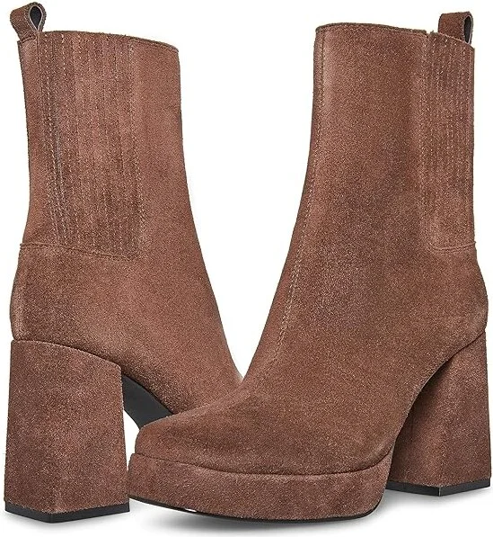 Blondo Rozalie Waterproof Women's Shoes Java Suede : 6.5 M, Rubber/Suede