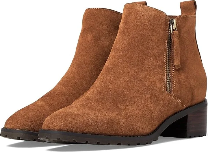Blondo Samara Waterproof Women's Boots Cognac Suede : 5.5 M