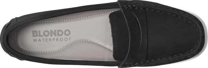 Blondo Shellby Waterproof Women's Flat Shoes Black Nubuck : 6.5 M, Leather - Image 2