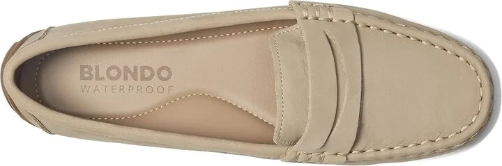 Blondo Shellby Waterproof Women's Flat Shoes Sand Nubuck : 8 M, Leather - Image 2