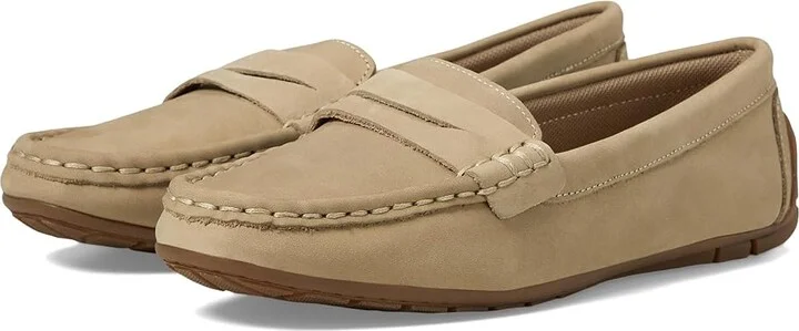 Blondo Shellby Waterproof Women's Flat Shoes Sand Nubuck : 8 M, Leather