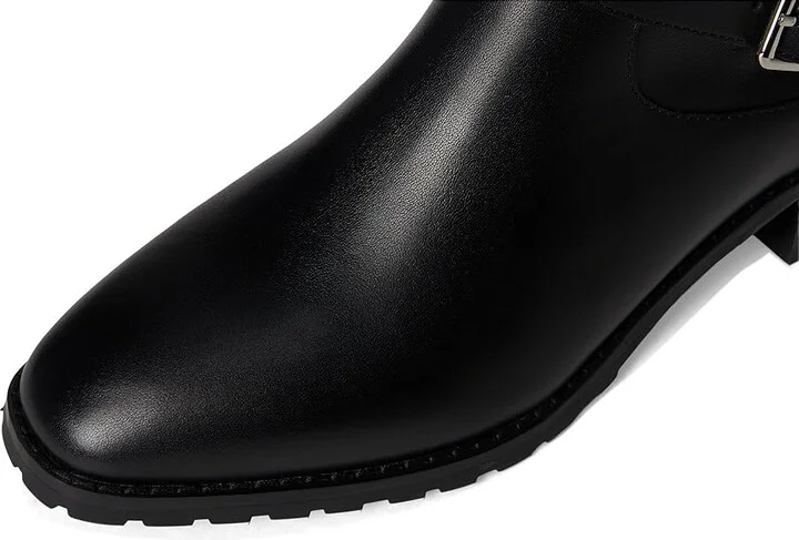 Blondo Sylvia Waterproof Women's Boots Black Leather 1 : 6 M, Leather/Suede - Image 2