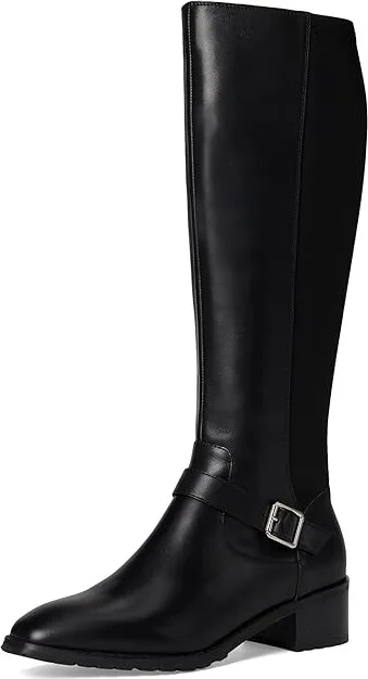 Blondo Sylvia Waterproof Women's Boots Black Leather 1 : 6 M, Leather/Suede - Image 5