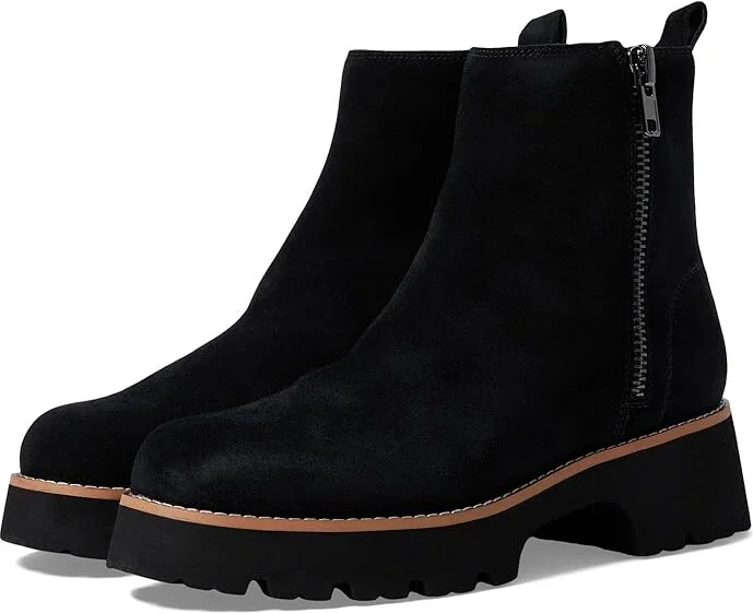 Blondo Valen Waterproof Women's Shoes Black Suede : 6 M, Leather/Synthetic