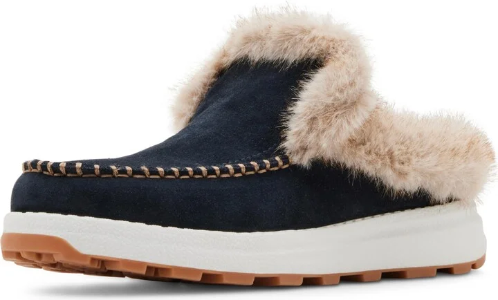 Navy Suede