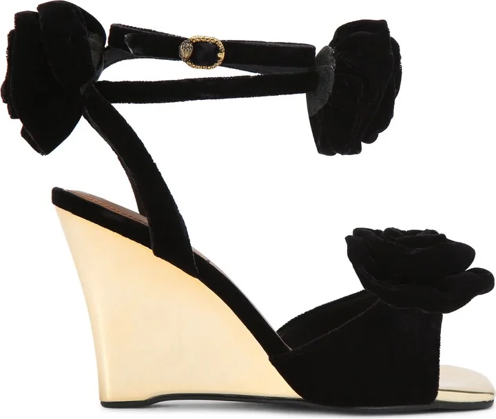 Bloom Ankle Strap Wedge Sandal