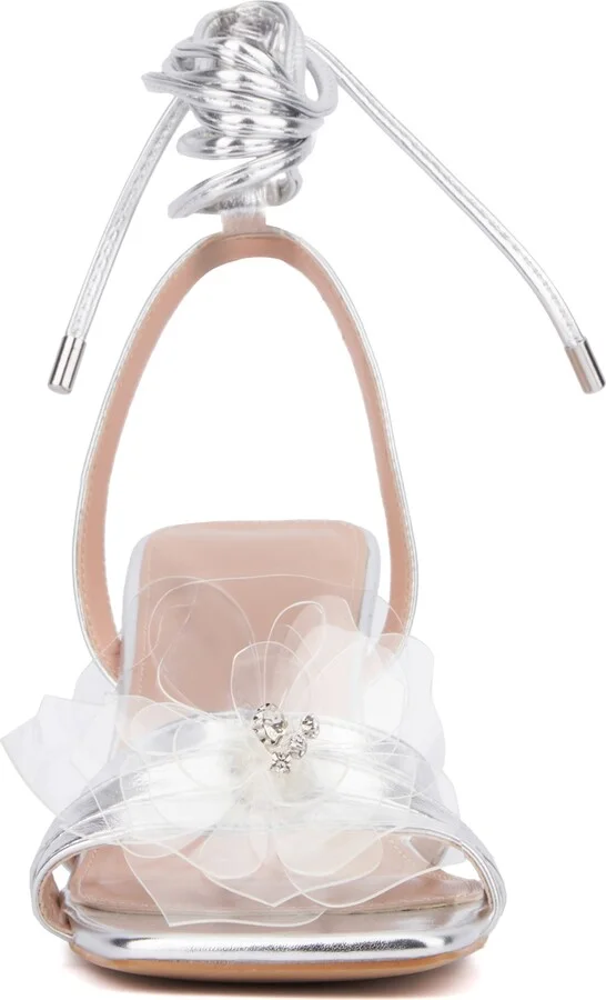 Blossom Ankle Tie Sandal - Wide Width - Image 2