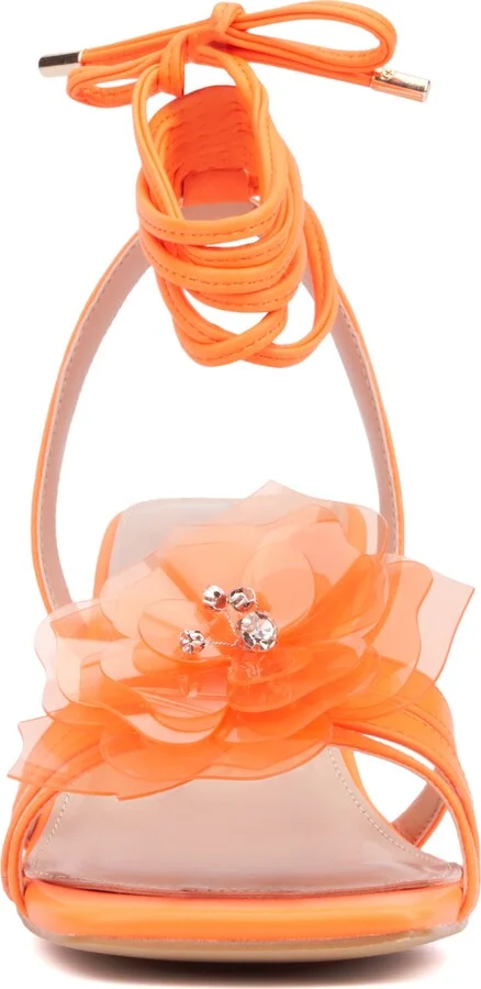 Blossom Ankle Tie Sandal - Wide Width - Image 9