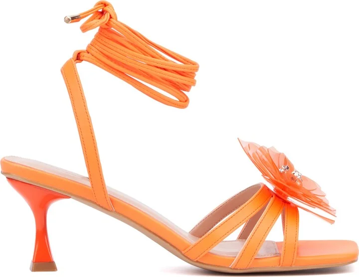 Blossom Ankle Tie Sandal - Wide Width - Image 11