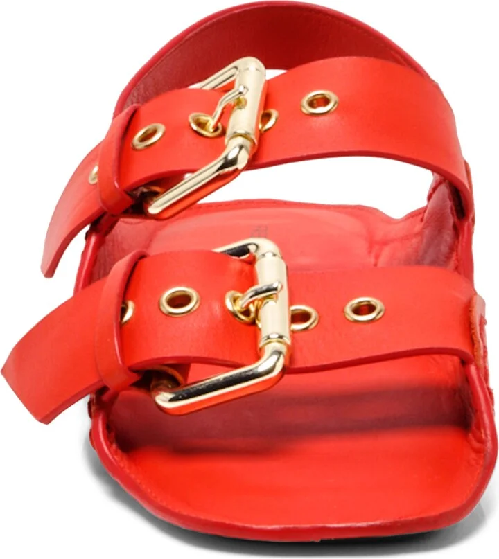 Blossom Buckle Flat Sandal - Image 10