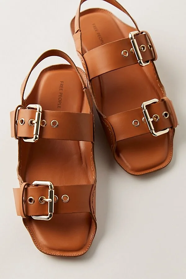 Blossom Buckle Sandals - Image 2