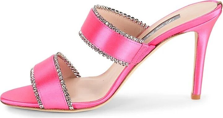 Blossom Rhinestone Heel Sandals - Image 4