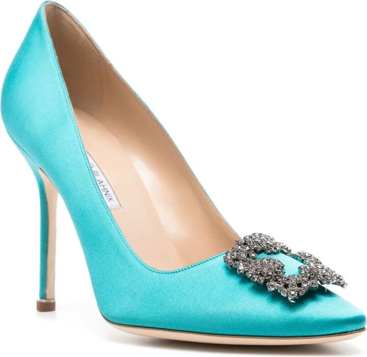 Blue 105mm Hangisi Pumps - Image 2