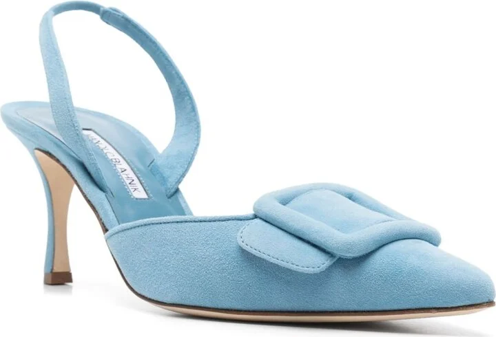 Blue 70mm Maysli Pumps - Image 2