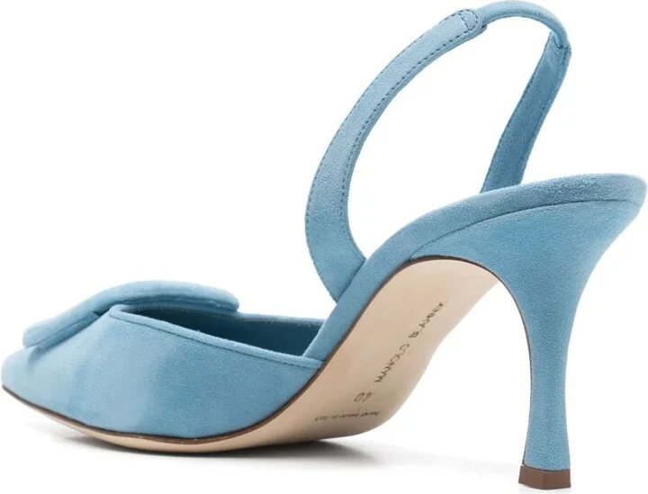 Blue 70mm Maysli Pumps - Image 3