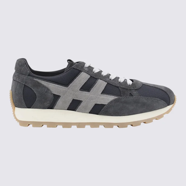 Blue And Grey Sneakers