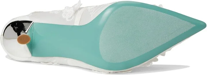 Blue by Betsey Johnson Aimey High Women's Heels Ivory : 6.5 M, Leather/Rubber - Image 3