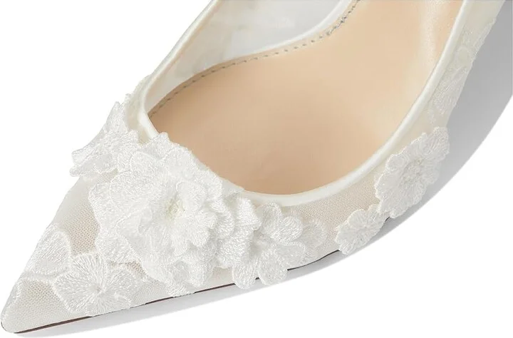 Blue by Betsey Johnson Aimey High Women's Heels Ivory : 6.5 M, Leather/Rubber - Image 7
