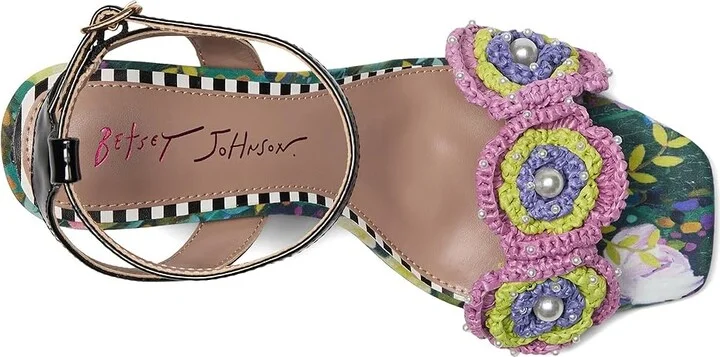 Blue by Betsey Johnson Ainsley Women's Sandals Red : 6 M, Leather/Rubber - Image 8