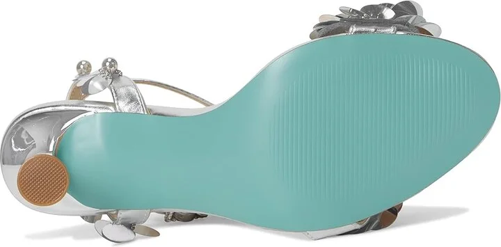 Blue by Betsey Johnson Arlo Women's Sandals Silver : 6 M, Rubber/Synthetic - Image 3