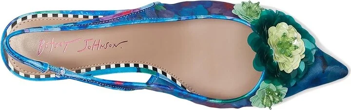 Blue by Betsey Johnson Audree Women's Shoes Blue Floral : 9.5 M, Synthetic - Image 2