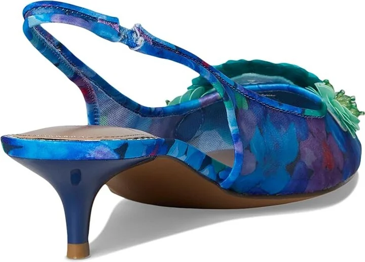 Blue by Betsey Johnson Audree Women's Shoes Blue Floral : 9.5 M, Synthetic - Image 4