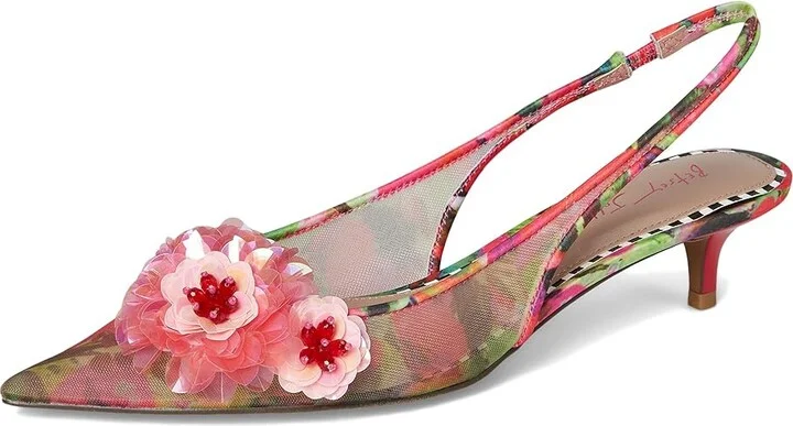 Blue by Betsey Johnson Audree Women's Shoes Blue Floral : 9.5 M, Synthetic - Image 11