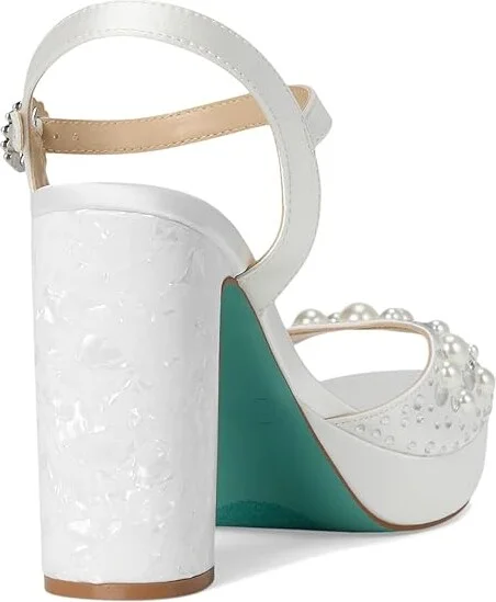 Blue by Betsey Johnson Avian Women's Wedge Shoes Rose : 8 M, Synthetic - Image 10