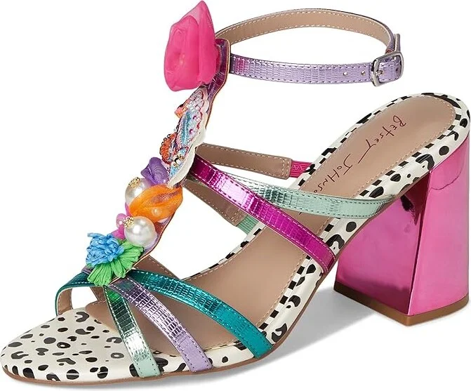 Blue by Betsey Johnson Azallia Women's Wedge Shoes Pink : 6.5 M, Faux Leather - Image 5