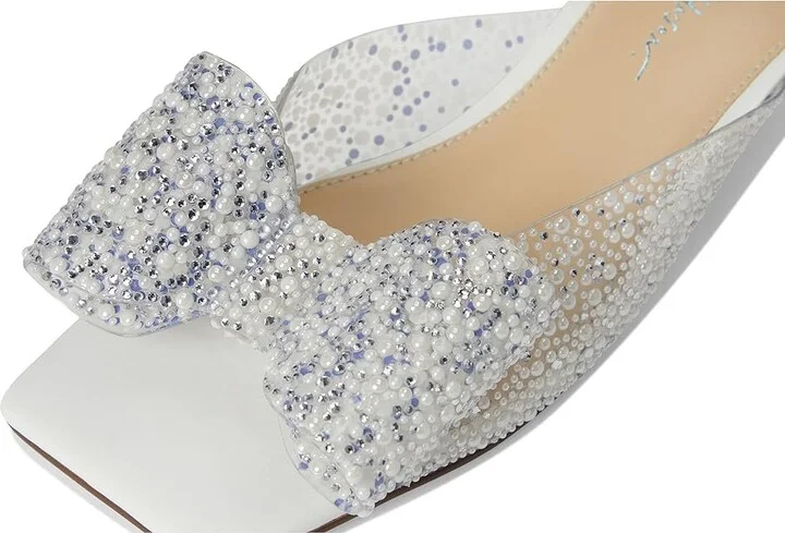 Blue by Betsey Johnson Babe Women's Slippers Pearl : 8.5 M, Synthetic - Image 7