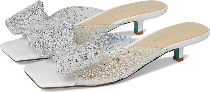 Blue by Betsey Johnson Babe Women's Slippers Pearl : 8.5 M, Synthetic