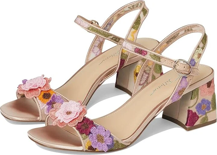 Blue by Betsey Johnson Blare Women's Wedge Shoes Nude : 7.5 M, Synthetic