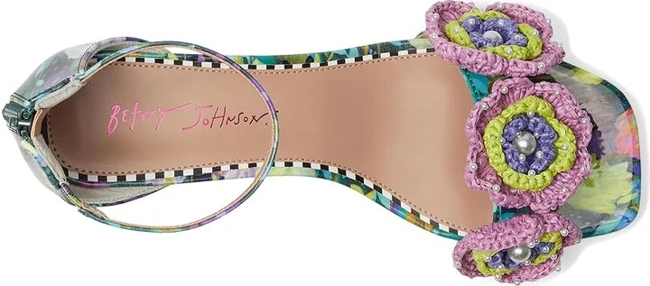 Blue by Betsey Johnson Brandee Women's Sandals Bright : 8 M, Leather/Rubber - Image 2