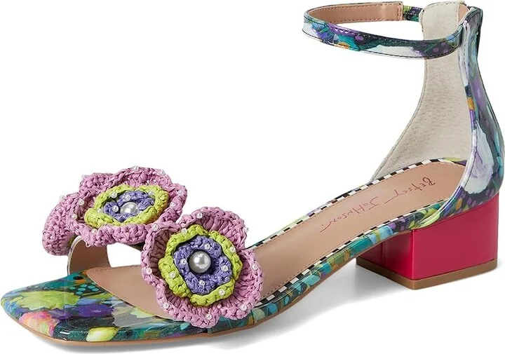 Blue by Betsey Johnson Brandee Women's Sandals Bright : 8 M, Leather/Rubber - Image 5