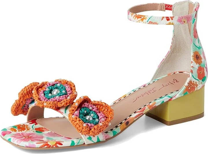 Blue by Betsey Johnson Brandee Women's Sandals Bright : 8 M, Leather/Rubber - Image 11