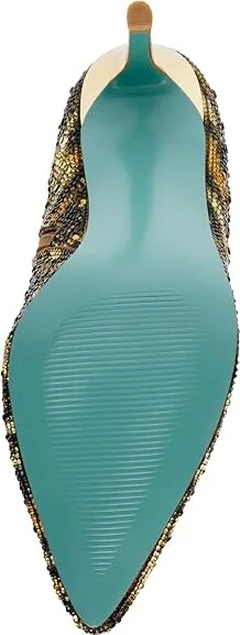 Blue by Betsey Johnson Brea Women's Boots Leopard : 6 M, Rubber/Synthetic - Image 2