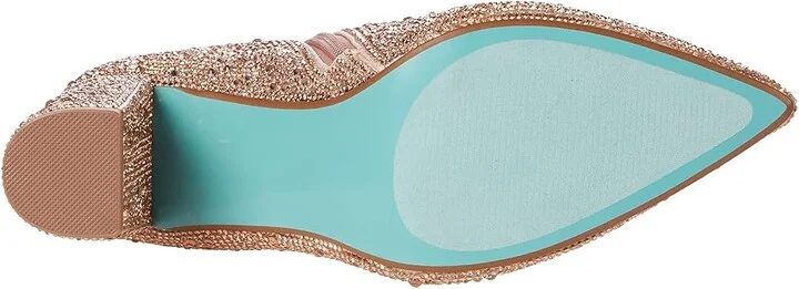 Blue by Betsey Johnson Cady Dress Bootie Women's Boots Blush : 11 M, Textile - Image 3