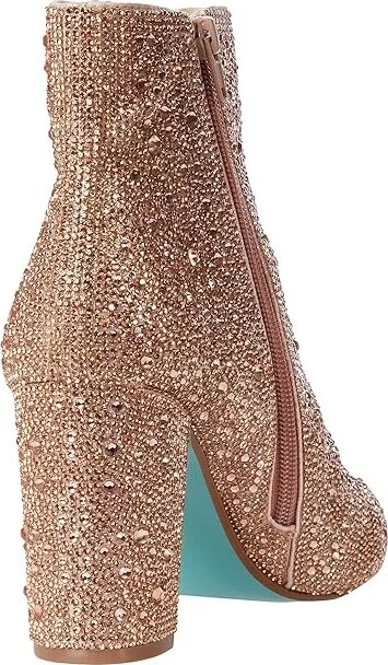 Blue by Betsey Johnson Cady Dress Bootie Women's Boots Blush : 11 M, Textile - Image 4