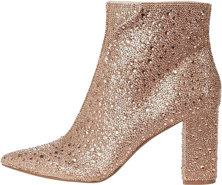 Blue by Betsey Johnson Cady Dress Bootie Women's Boots Blush : 11 M, Textile - Image 6