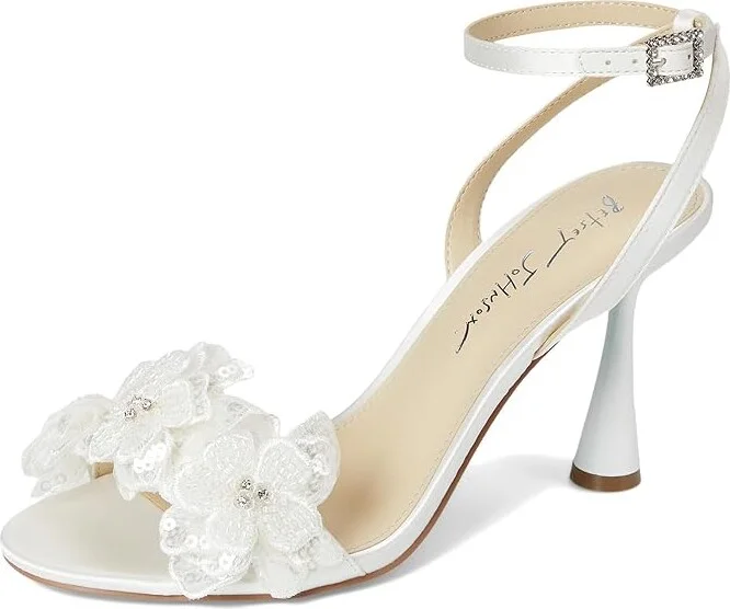 Blue by Betsey Johnson Cali Women's Wedge Shoes Ivory : 8 M, Synthetic - Image 5
