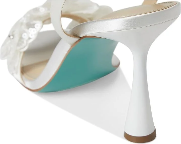 Blue by Betsey Johnson Cali Women's Wedge Shoes Ivory : 8 M, Synthetic - Image 7
