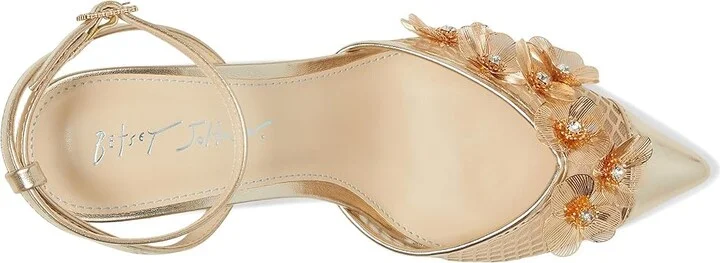 Blue by Betsey Johnson Carli High Women's Heels Gold : 6.5 M, Leather/Rubber - Image 2