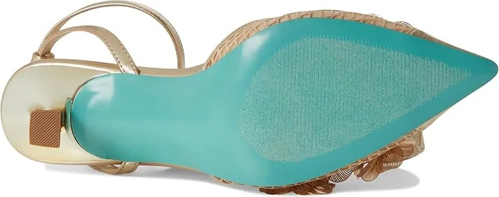 Blue by Betsey Johnson Carli High Women's Heels Gold : 6.5 M, Leather/Rubber - Image 3