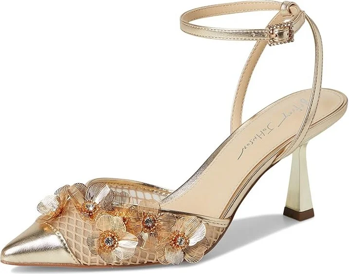 Blue by Betsey Johnson Carli High Women's Heels Gold : 6.5 M, Leather/Rubber - Image 5