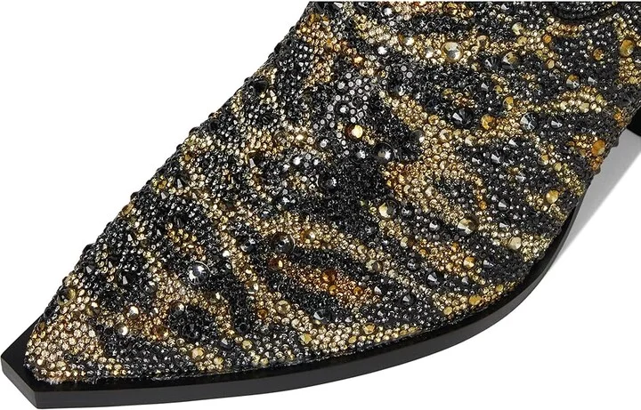 Blue by Betsey Johnson Cash Women's Boots Leopard : 9.5 M, Rubber/Synthetic - Image 2