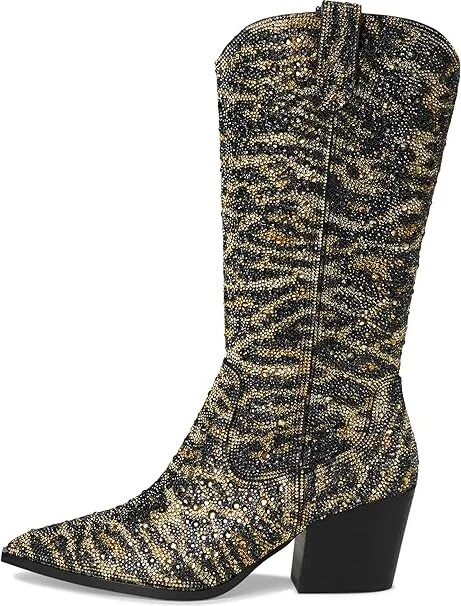 Blue by Betsey Johnson Cash Women's Boots Leopard : 9.5 M, Rubber/Synthetic - Image 6