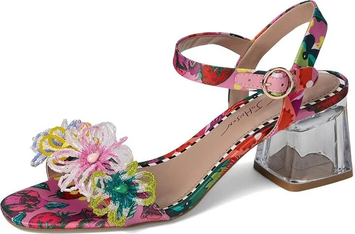 Blue by Betsey Johnson Cinthia Women's Wedge Shoes Berry : 8 M, Rubber - Image 5