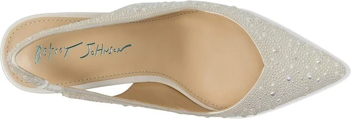 Blue by Betsey Johnson Clark Women's Shoes Ivory : 5 M, Synthetic - Image 2