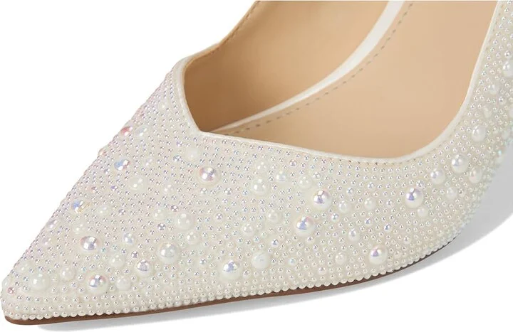Blue by Betsey Johnson Clark Women's Shoes Ivory : 5 M, Synthetic - Image 7