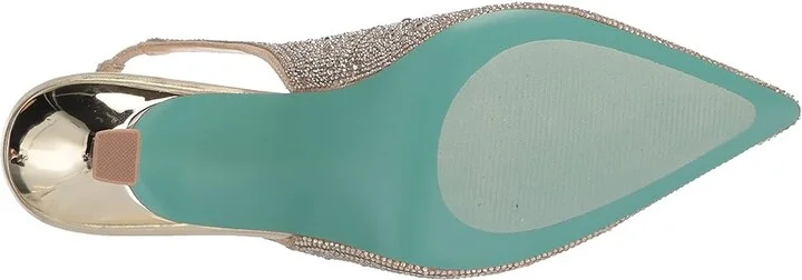Blue by Betsey Johnson Clark Women's Shoes Light Gold : 5 M, Synthetic - Image 3